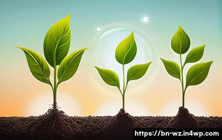 MVP에서의 지속적인 혁신 사례 연구 - **Prompt:** A vibrant, digital art illustration depicting a small, glowing seed labeled "MVP" plante...